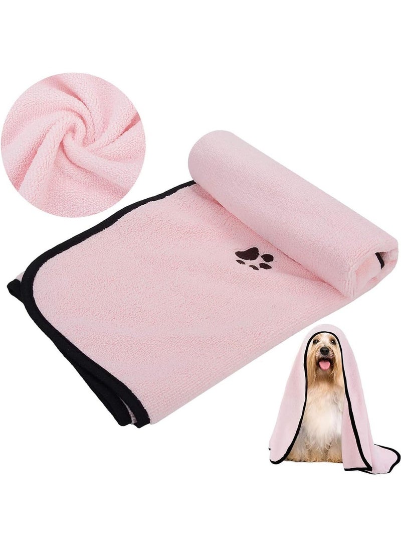 ChicAbode Pet Towels, Microfiber Quick Drying Towel, Cat And Dog Absorbent Towels, Lightweight Durable and Easy to Carry, Great for Bathing and Grooming, for Small, Medium Dogs and Cats, 2pcs - Image 3
